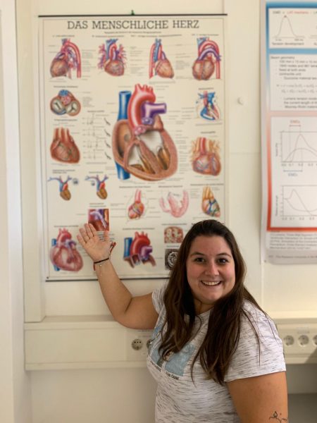 Getting familiar with the anatomy of the “Herz” in our first day of PhD studies